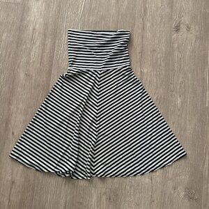 Juicy Couture Black and White Striped Top
